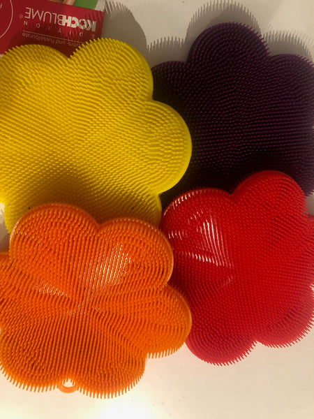 Esponja Flor em silicone-
