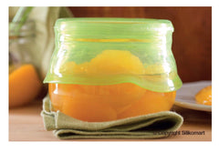 Tampa silicone- Ecologico- Tapar- vacuo- simple- proteger- guardar fresco- trechi- tamaps em silicone